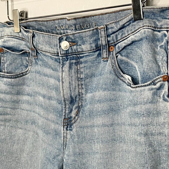 American Eagle Stretch 90's Light Bootcut Jeans Size 16 Long #74 - Picture 4 of 8